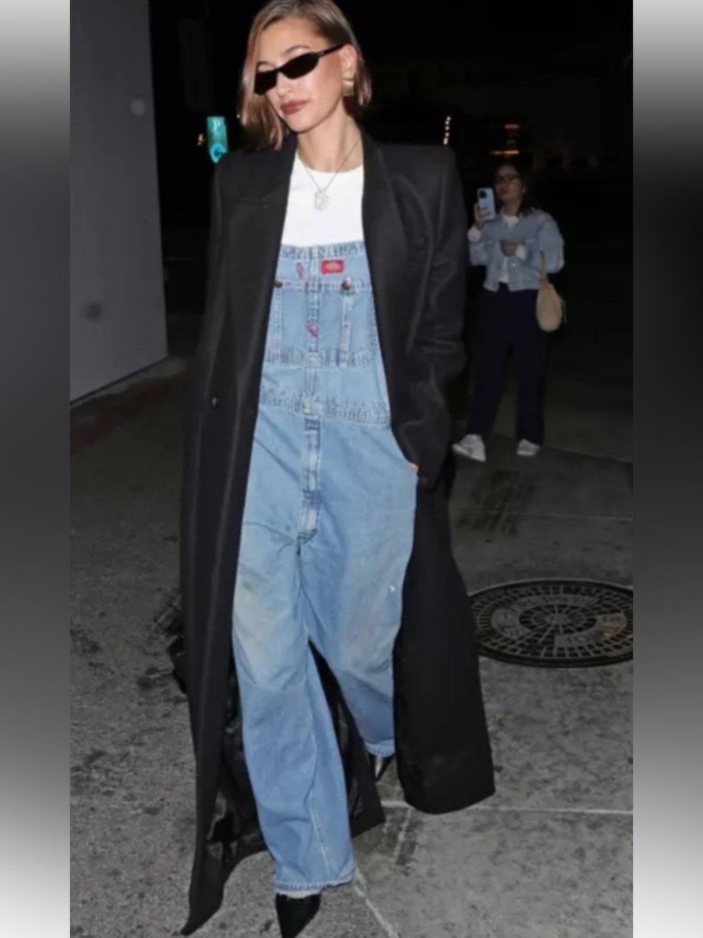 Unisex Vintage Dickies 100% Cotton Blue Denim Overalls